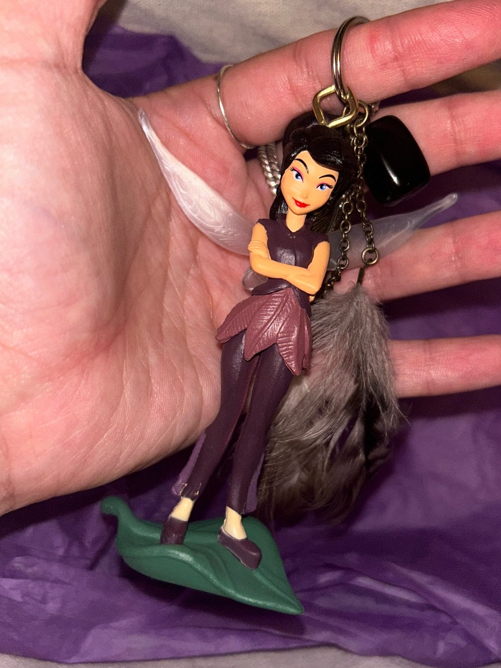 Handmade Disney Fairies Vidia Keychain